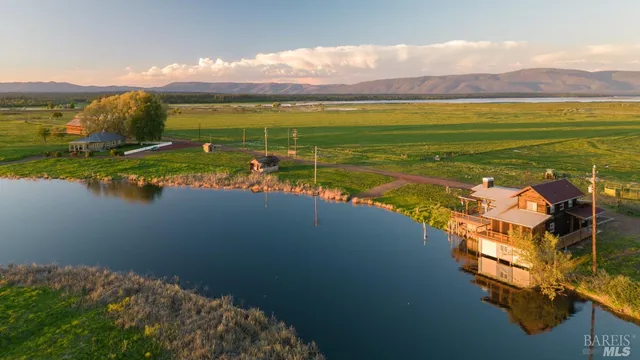 a view of an ocean from a building