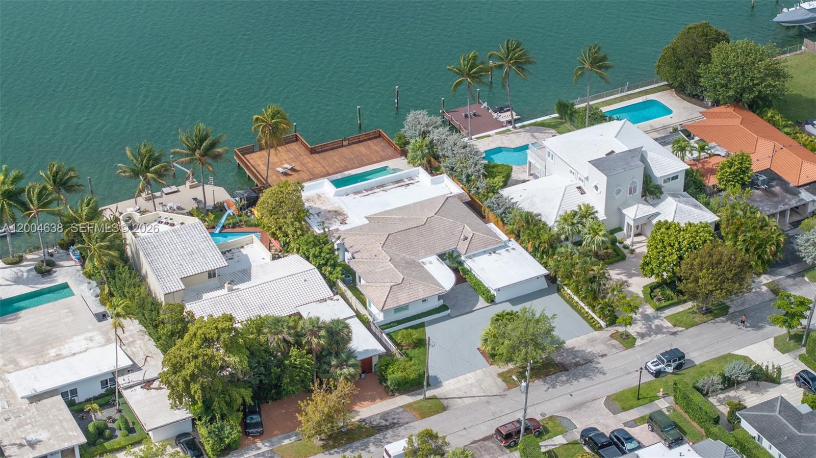 1690 Daytonia Road Miami Beach, FL 33141 - Photo 13 of 88 an aerial view of a houses with outdoor space