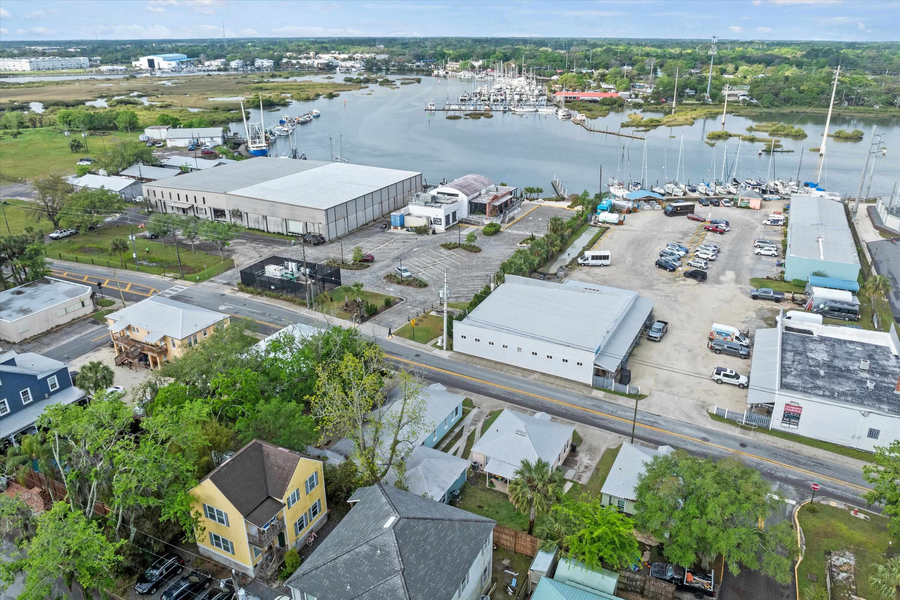 137 A Riberia Street St. Augustine, FL 32084 - Photo 19 of 21 an aerial view of a city with ocean view