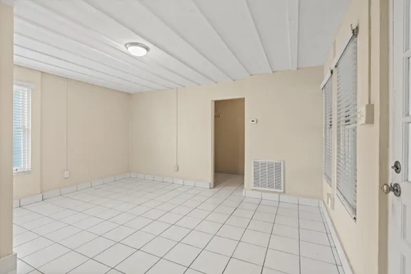 a view of an empty room