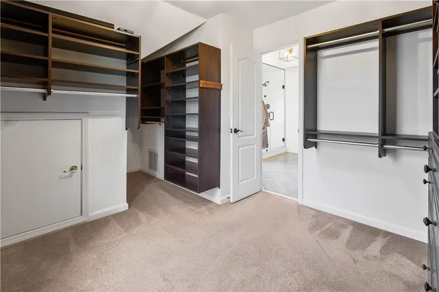 a view of walk in closet