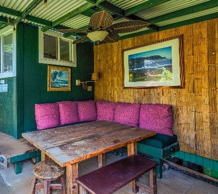 4449 Mahimahi Road Hanalei, HI 96714 - Photo 20 of 20 a view of a room with a table and chairs