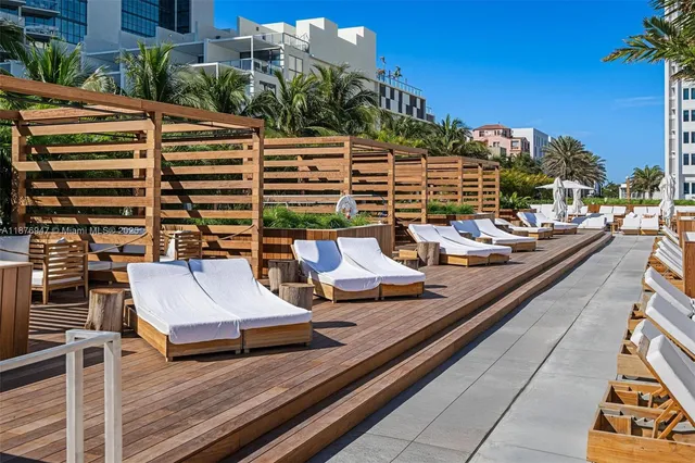 a view of a lake with outdoor space