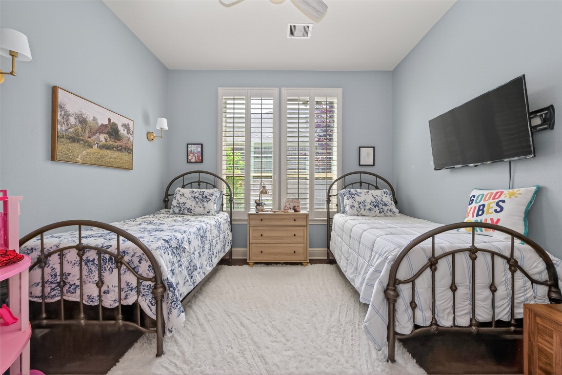 19852 Cullen Ridge Drive Porter, TX 77365 - Photo 25 of 43 Study/Optional 3rd Bedroom. Has Double French Doors for privacy.