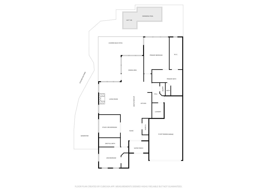 19852 Cullen Ridge Drive Porter, TX 77365 - Photo 42 of 43 Full property floor plan provided for reference only. All dimensions are approximate. Buyer and buyer’s agent should independently verify all measurements and details.