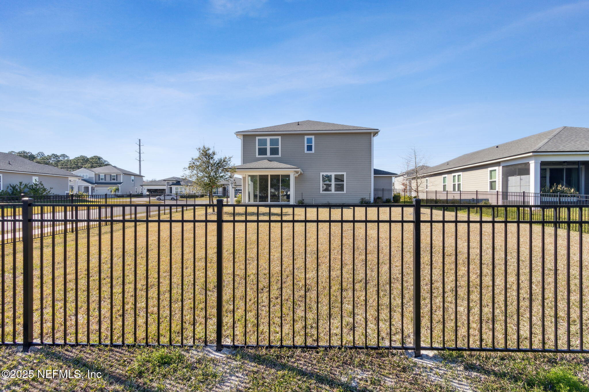 182 Pepperpike Way St. Augustine, FL 32092 - Photo 24 of 54 Back of Home with New Fence