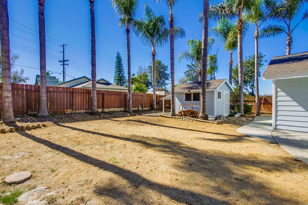 875 Viewpoint Drive San Marcos, CA 92078 - Photo 24 of 60 a view of a backyard with palm trees