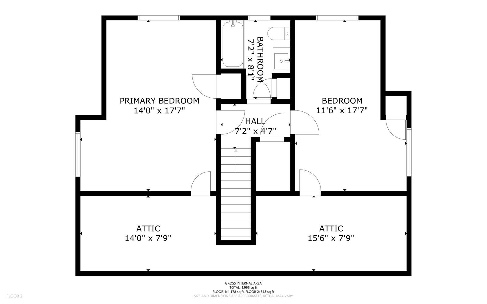 1118 Bremen Road Waldoboro, ME 04572 - Photo 59 of 60 2nd Floor Plan 5 6 2024