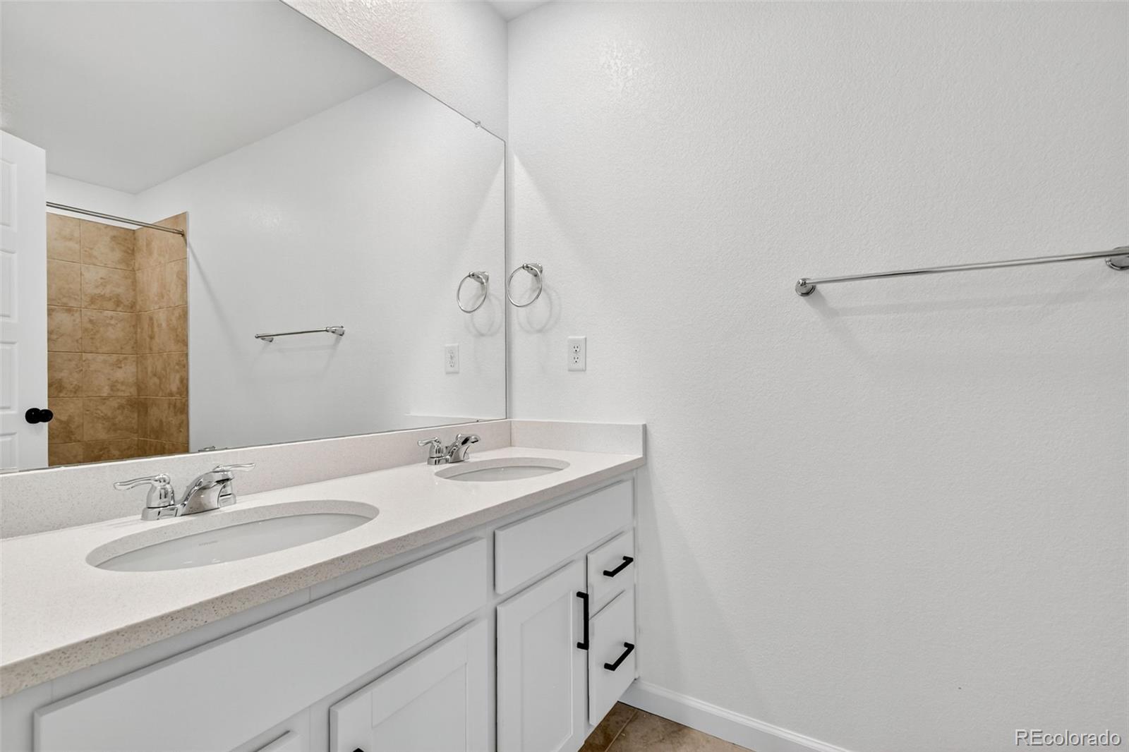 4297 Ridgewalk Point Castle Rock, CO 80108 - Photo 28 of 50 a bathroom with a sink and a mirror