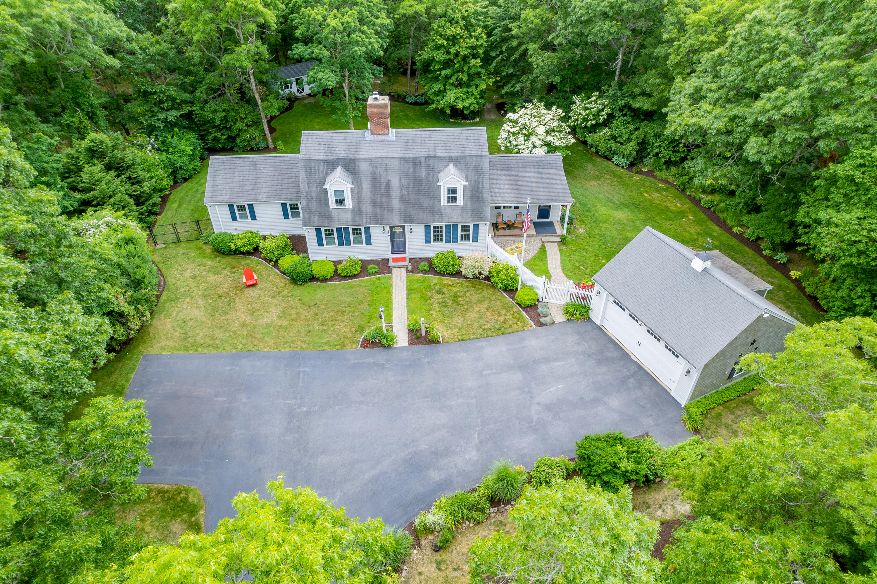 279 Service Road East Sandwich, MA 02537 - Photo 2 of 44 an aerial view of a house