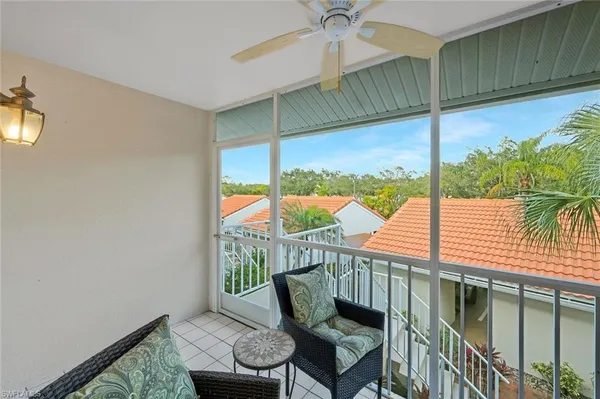 a view of a chairs in balcony