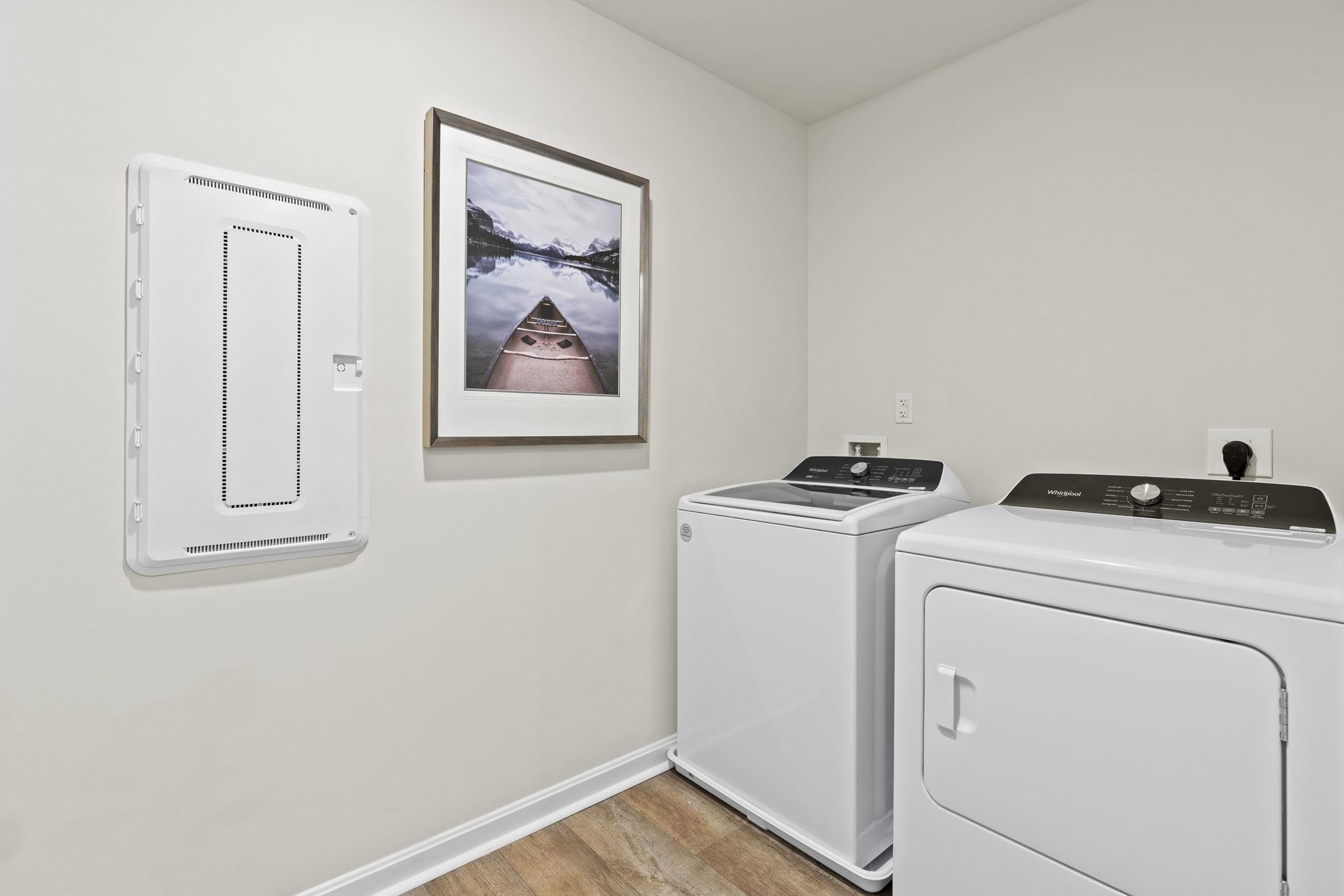 403 Stonewall Jackson Boulevard Staunton, VA 24401 - Photo 3 of 25 a view of storage and utility room with washer and dryer