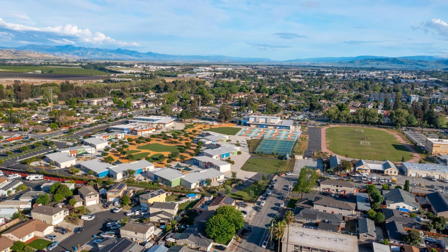 8151 Forest Street Gilroy, CA 95020 - Photo 40 of 43 an aerial view of a city with lots of residential buildings