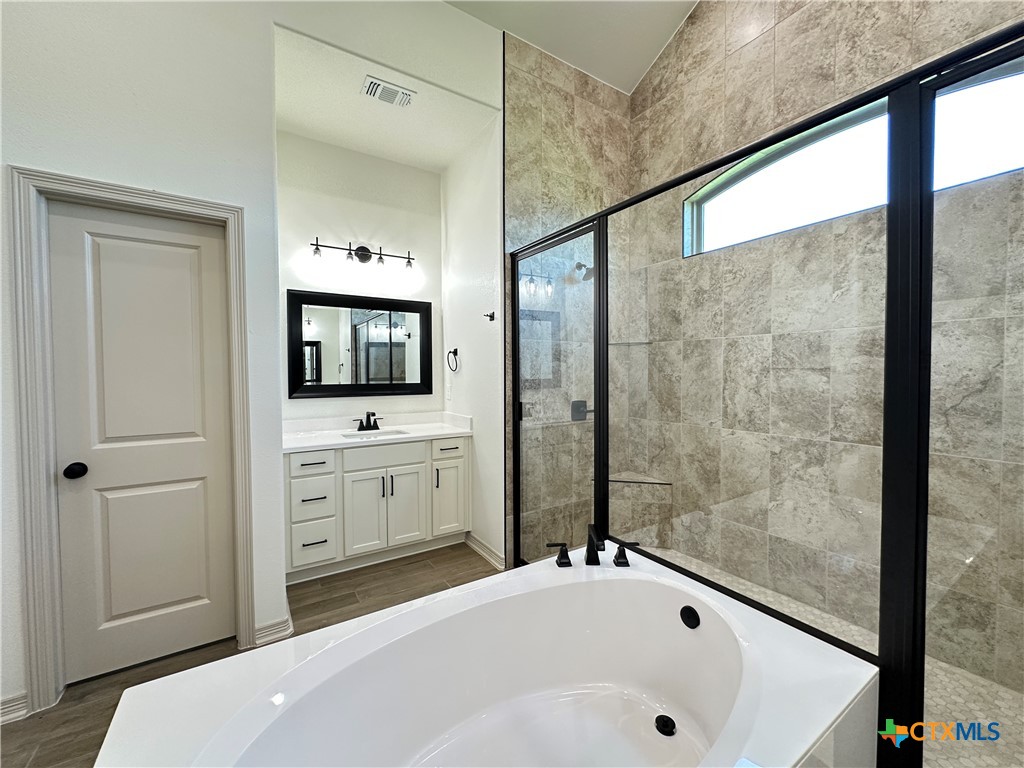 4521 Agave Trail Temple, TX 76502 - Photo 14 of 25 a bathroom with a bathtub and a sink