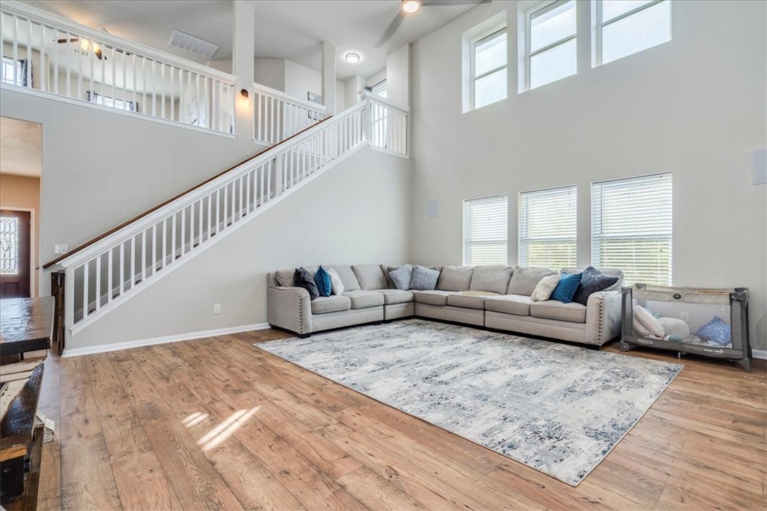 125 Exeter Cove Kyle, TX 78640 - Photo 1 of 1 a living room with furniture and a couch