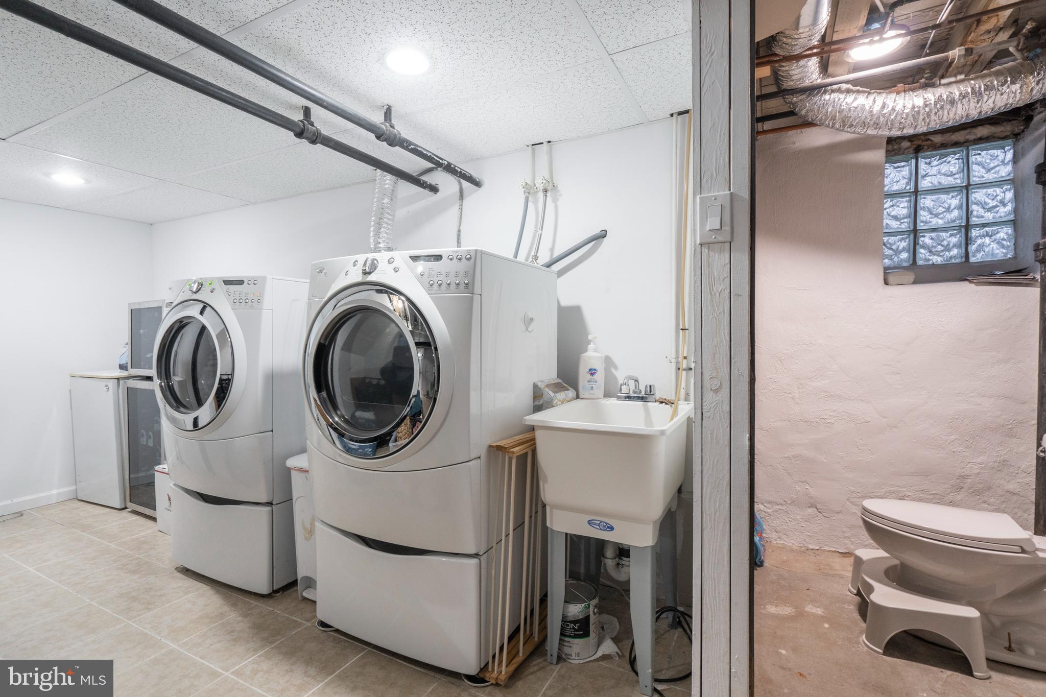 156 Vassar Road Bala Cynwyd, PA 19004 - Photo 46 of 53 Laundry Room in Basement With 1/4 Bathroom