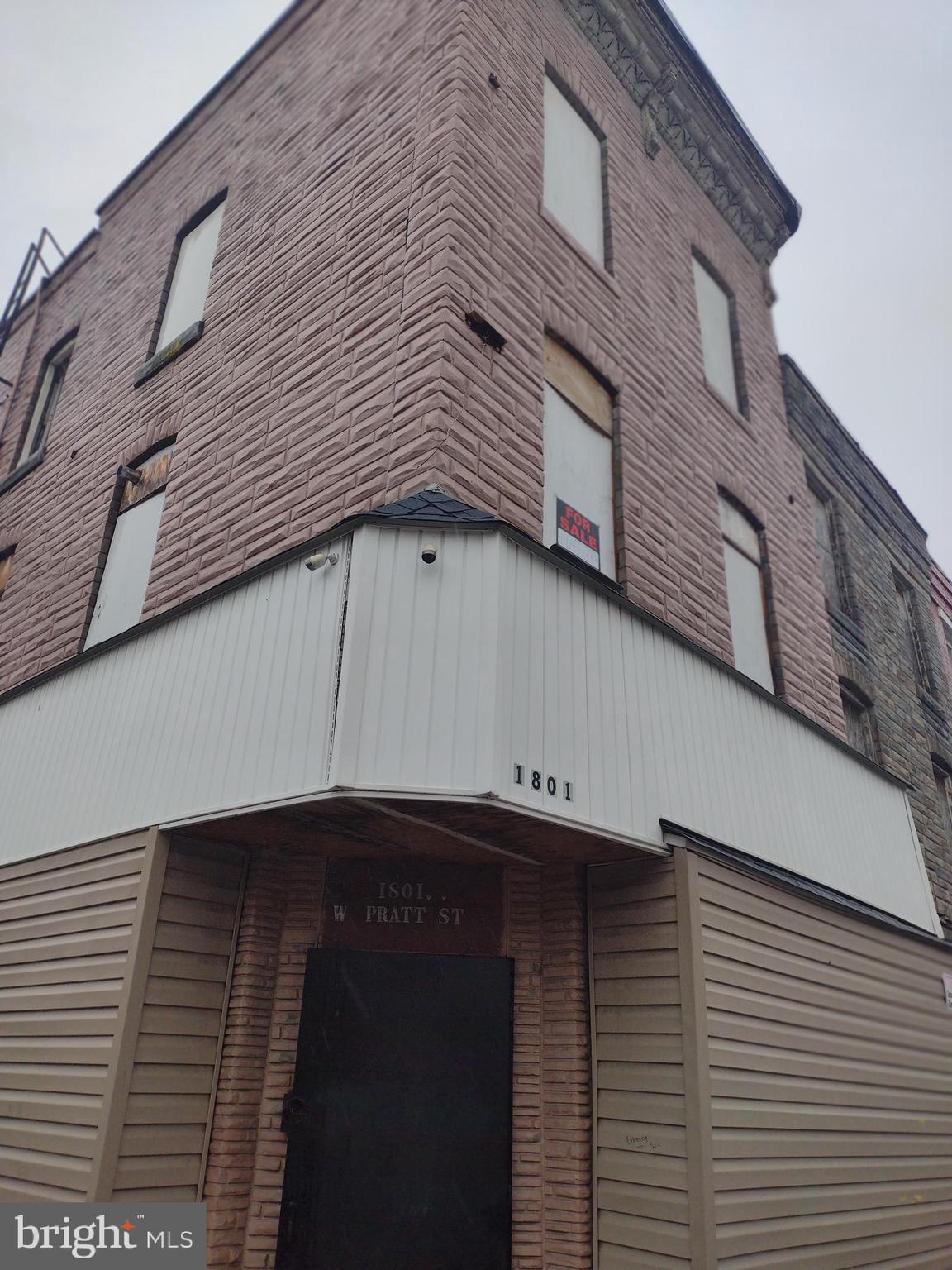 1801 West Pratt Street Baltimore, MD 21223 - Photo 1 of 11 a view of a house with a door