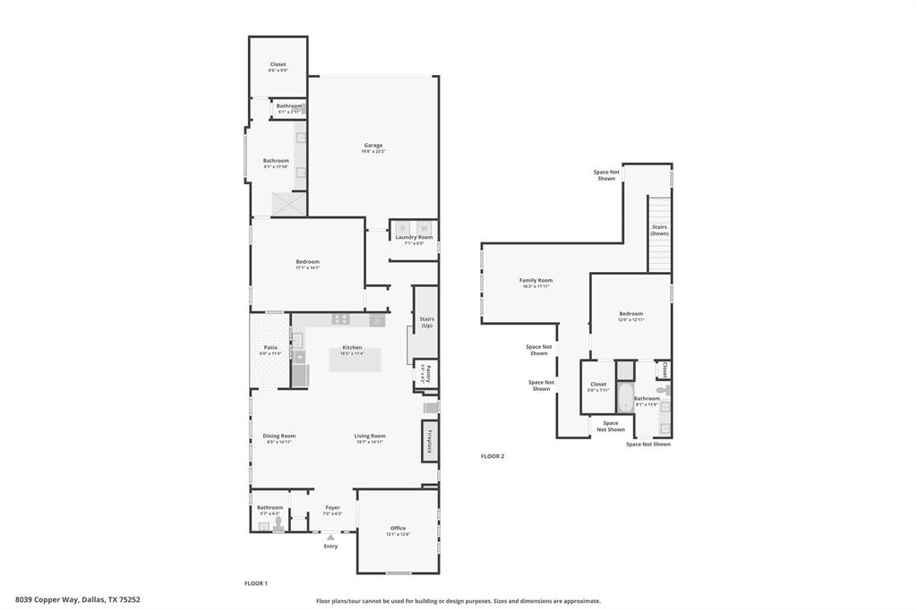 8039 Copper Way Dallas, TX 75252 - Photo 30 of 30 a picture of floor plan