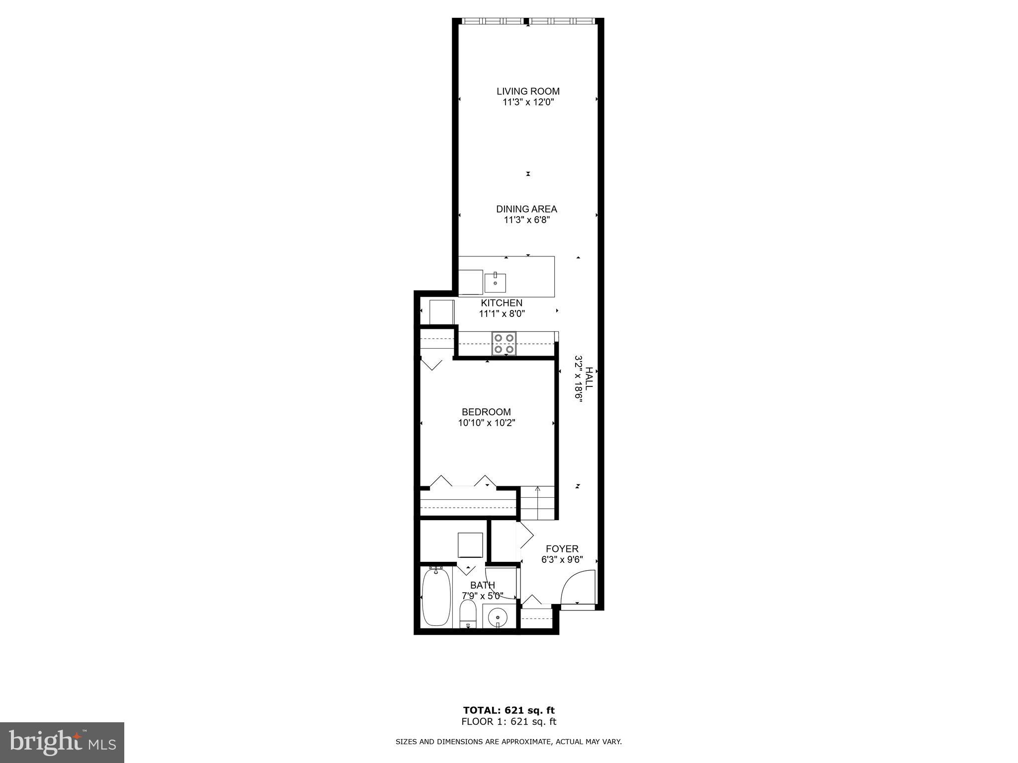2429 Locust Street, Unit 409 Philadelphia, PA 19103 - Photo 15 of 25 a picture of a floor plan