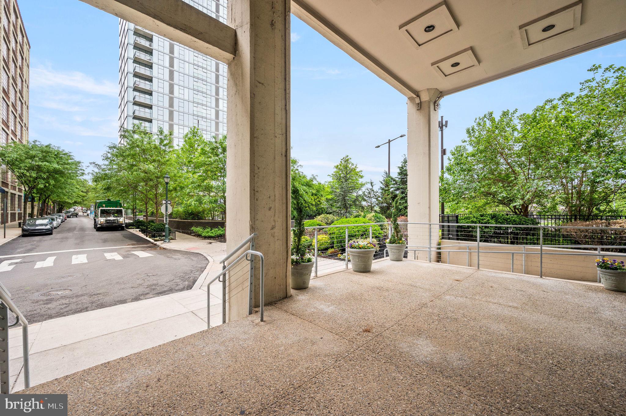 2429 Locust Street, Unit 409 Philadelphia, PA 19103 - Photo 17 of 25 a view of a backyard with trampoline