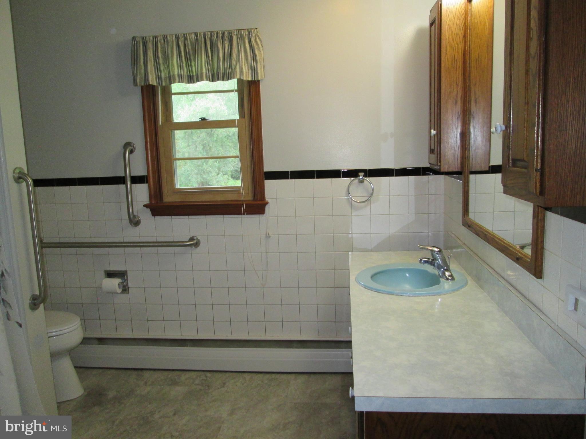 71 Woodchoppertown Road Boyertown, PA 19512 - Photo 21 of 31 a bathroom with a granite countertop sink a toilet and mirror
