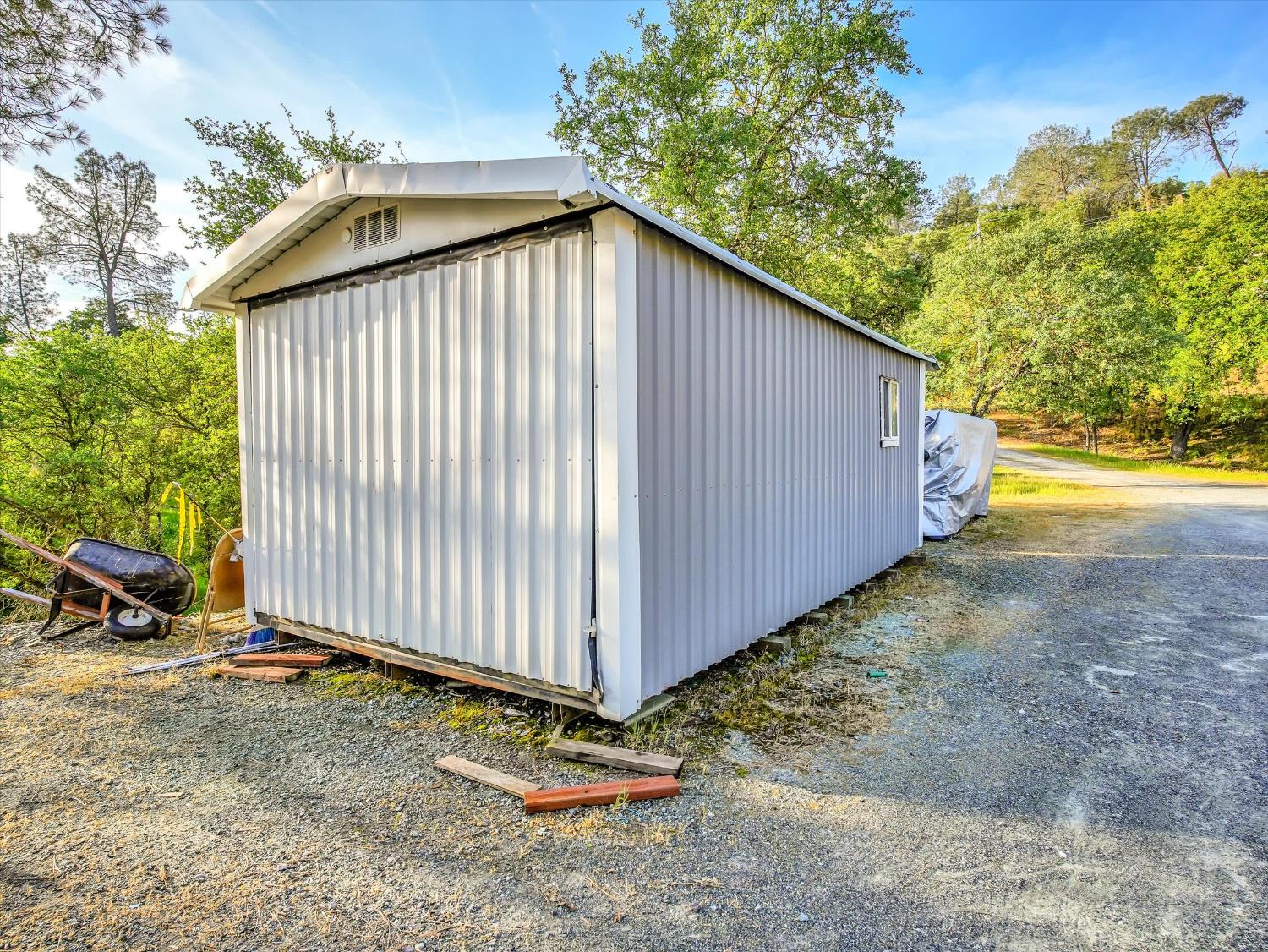 4501 Tomahawk Trail, Unit 7 Copperopolis, CA 95228 - Photo 21 of 22 Back side of shed/shop
