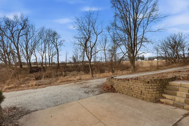 a large tree in front of house