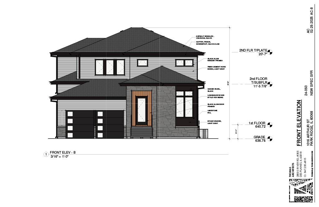 1016 Arthur Street Park Ridge, IL 60068 - Photo 9 of 11 a black and white photo of a building