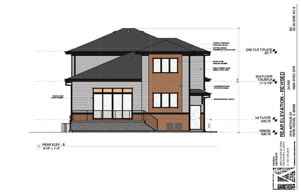 1016 Arthur Street Park Ridge, IL 60068 - Photo 10 of 11 a black and white photo of a living room