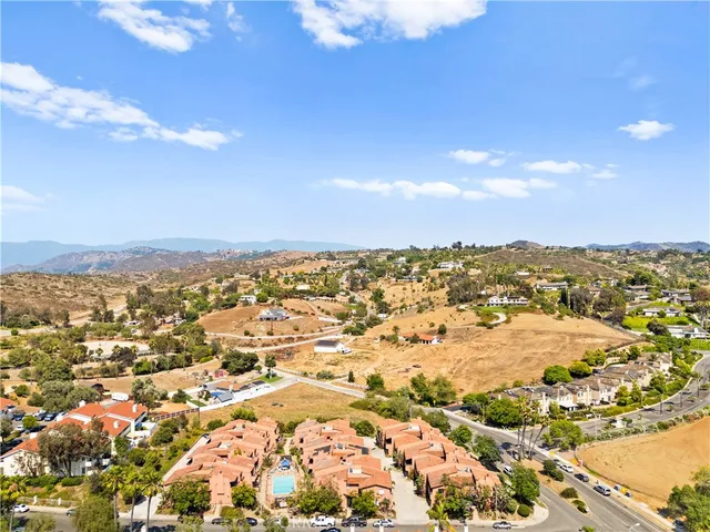 an aerial view of residential building with outdoor space