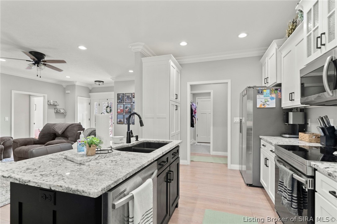 68 South W Paine Street Hanover, IN 47243 - Photo 8 of 27 kitchen with island