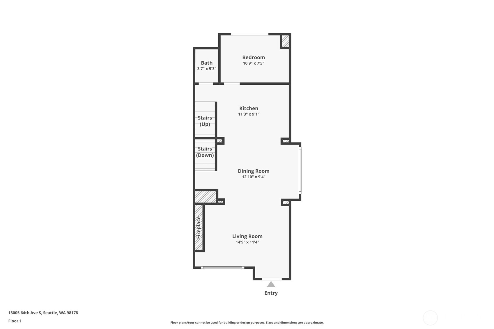 13005 64th Avenue South, Unit B117 Seattle, WA 98178 - Photo 36 of 37 a picture of a bench in front of a wall