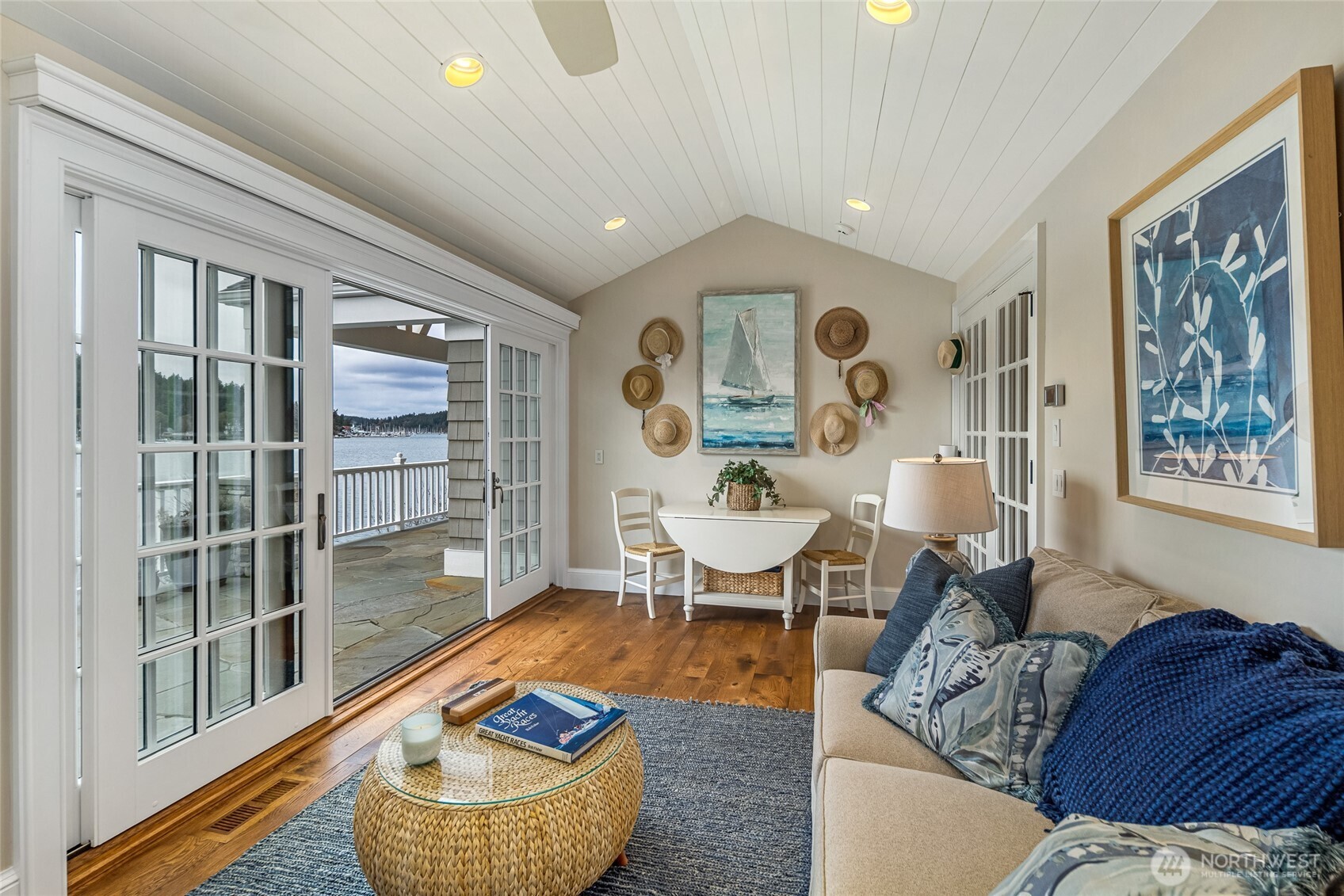 95 Laurel Point Lane Friday Harbor, WA 98250 - Photo 16 of 40 a living room with furniture and a potted plant