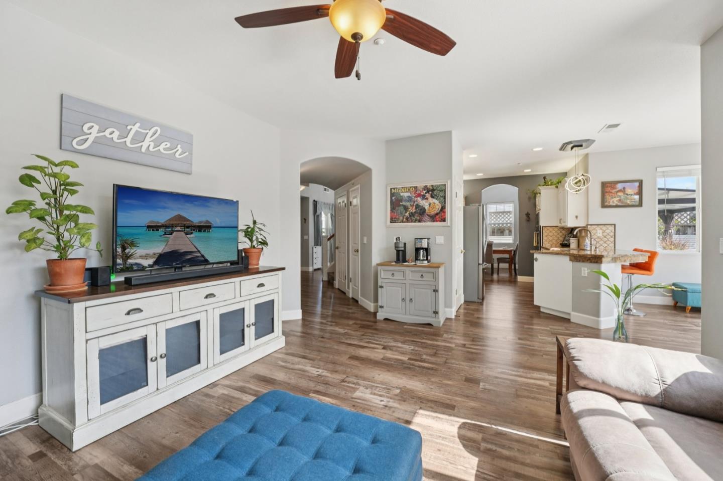 476 Arcadia Way Salinas, CA 93906 - Photo 13 of 40 a living room with furniture and a flat screen tv