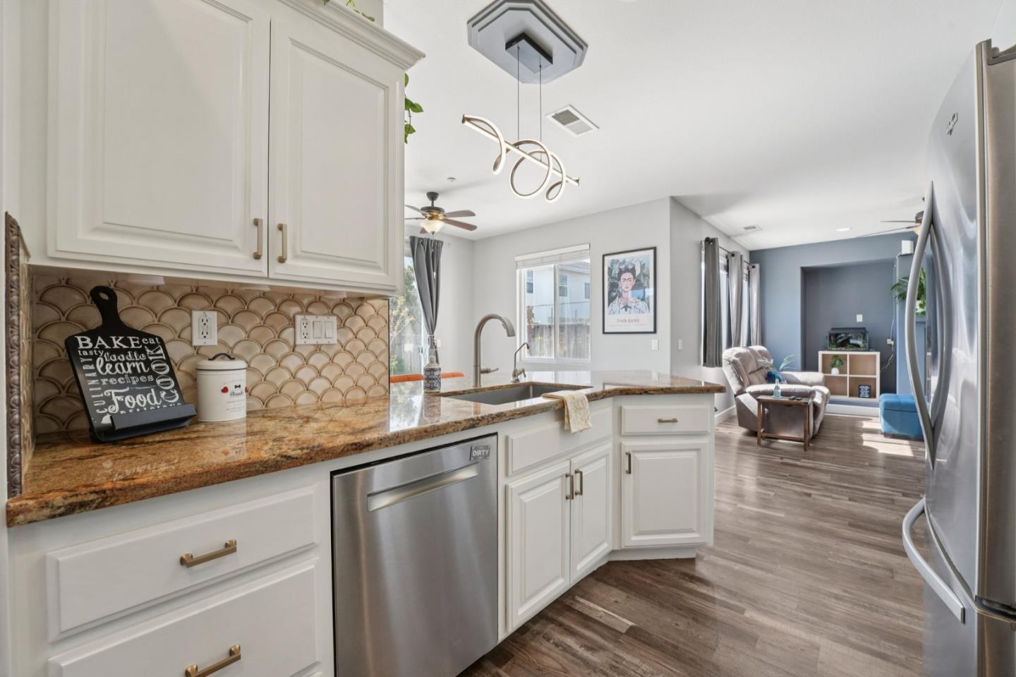 476 Arcadia Way Salinas, CA 93906 - Photo 9 of 40 a kitchen with sink and cabinets