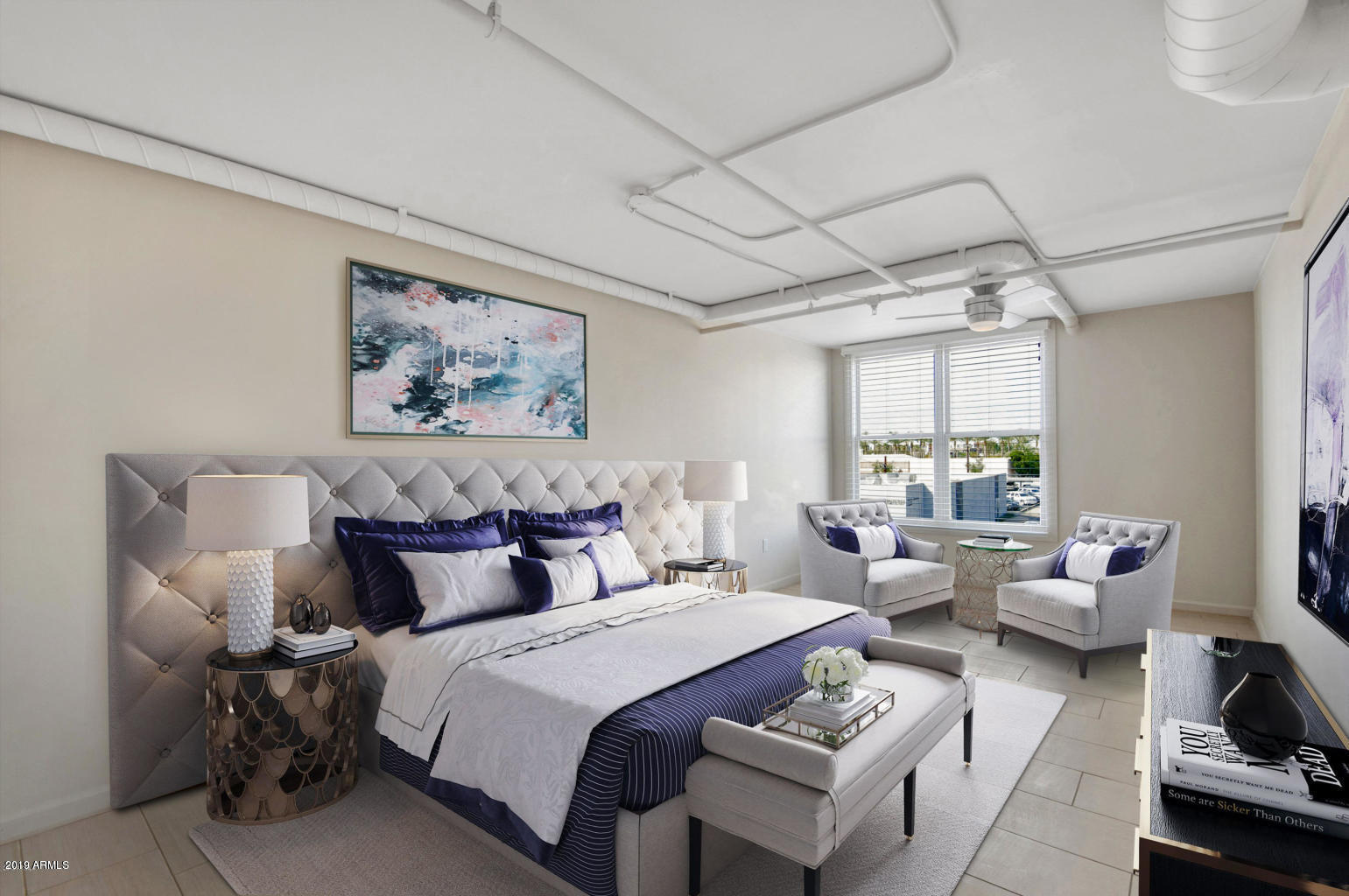 535 West Thomas Road, Unit 211 Phoenix, AZ 85013 - Photo 8 of 24 BEDROOM 2 W-STAGING