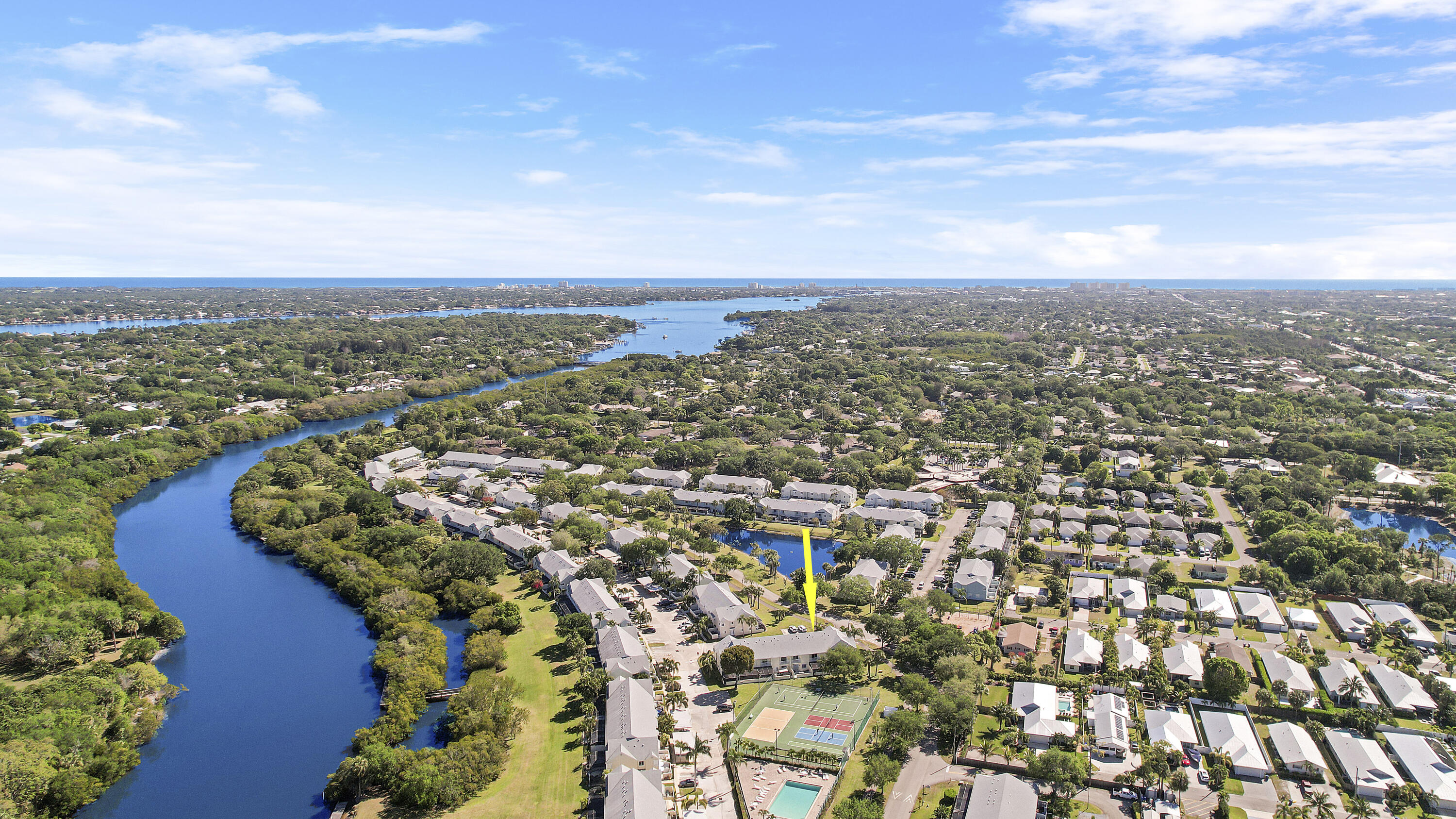 6263 Riverwalk Lane, Unit 2 Jupiter, FL 33458 - Photo 10 of 44 an aerial view of multiple house