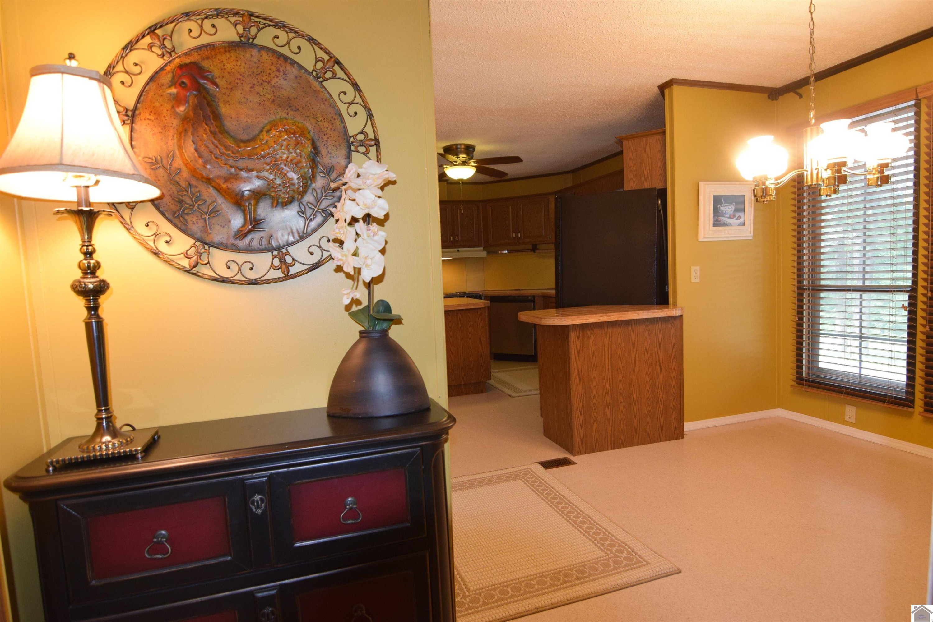 Stepping in from the sunroom. You have a dinning area. Dinning
