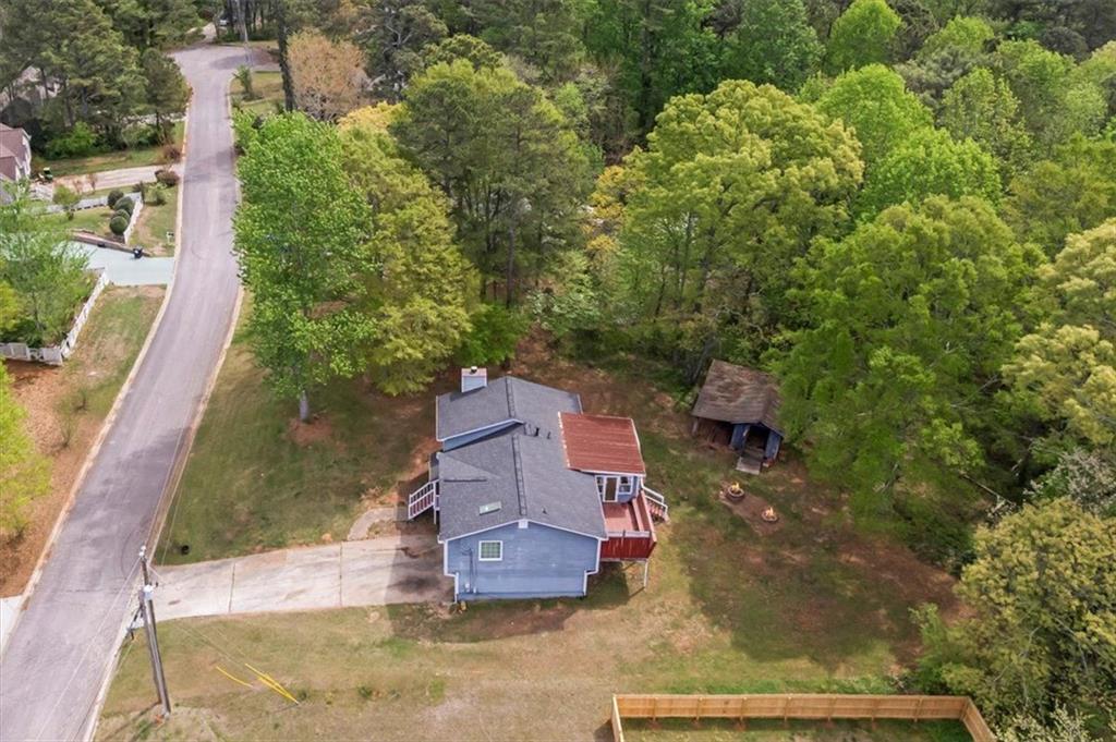 30 Paces Meadows Lane Dallas, GA 30157 - Photo 40 of 40 an aerial view of residential houses with outdoor space