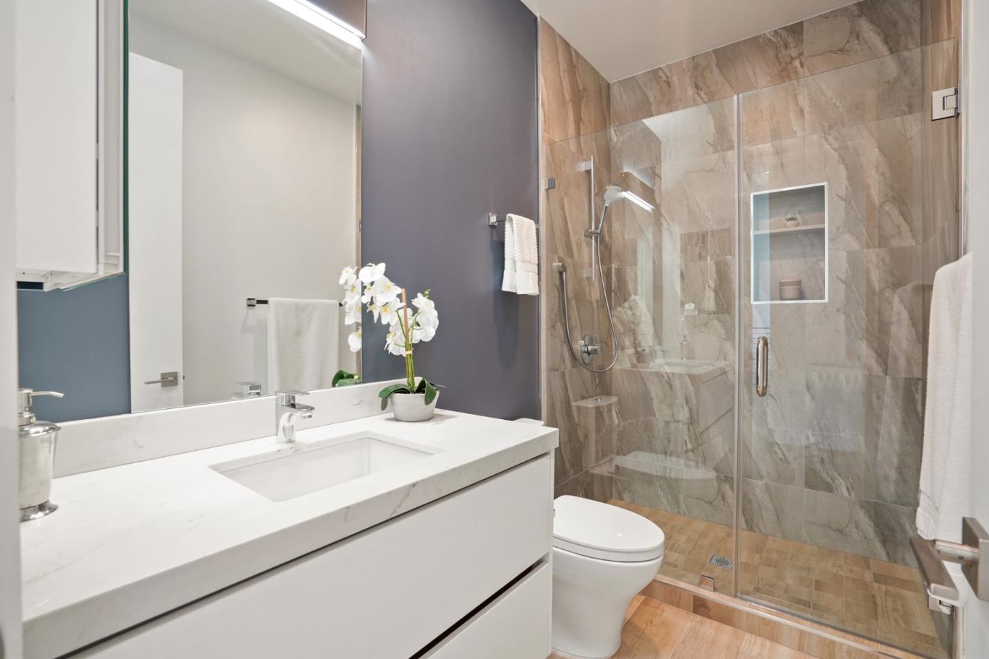 470 Erlin Drive San Carlos, CA 94070 - Photo 33 of 82 a bathroom with a sink toilet and shower