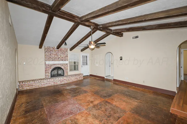 a view of an empty room