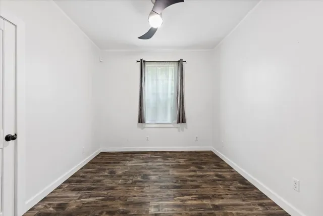wooden floor in an empty room