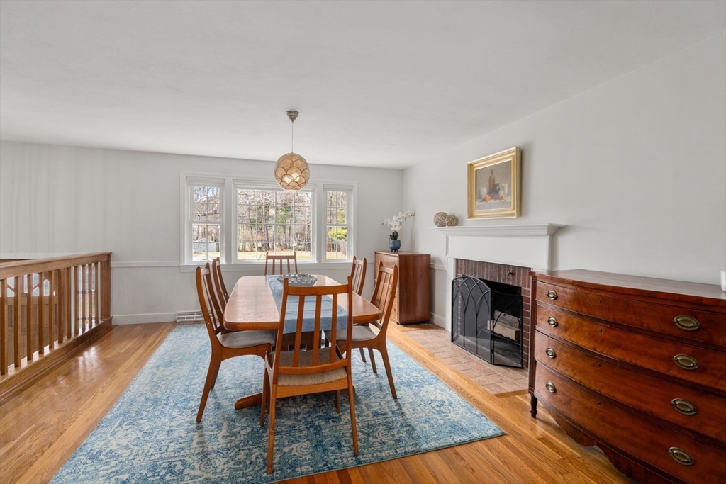 10 Wright Road Sudbury, MA 01776 - Photo 9 of 27 a view of a dining room with furniture window and wooden floor