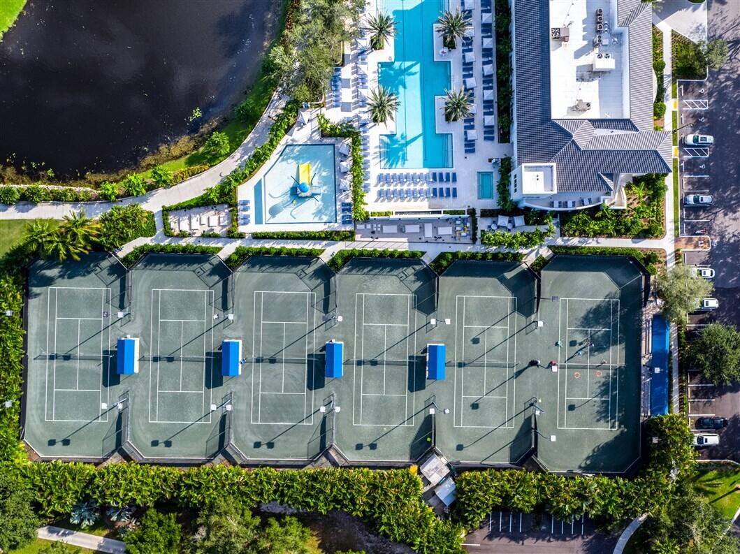 8048 Laurel Ridge Court Delray Beach, FL 33446 - Photo 98 of 103 TENNIS AERIAL