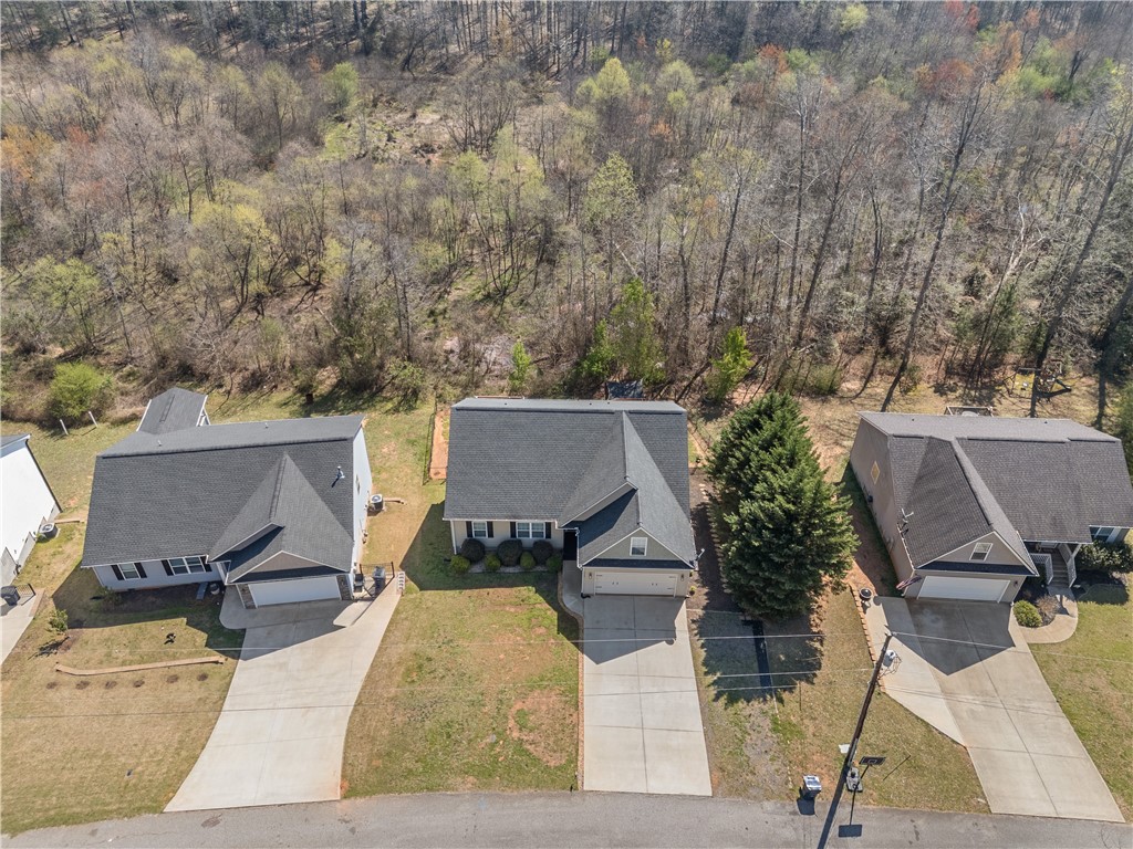 2520 Linmar Circle Anderson, SC 29621 - Photo 4 of 50 Overhead view reveals multiple homes with ample green space and paved driveways.