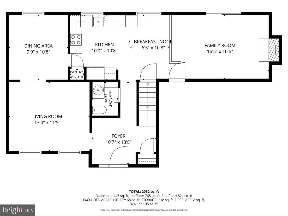 433 Glasgow Road Williamstown, NJ 08094 - Photo 34 of 34 Main level floor plan