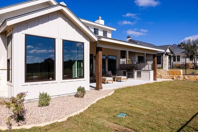 a view of a house with sitting area