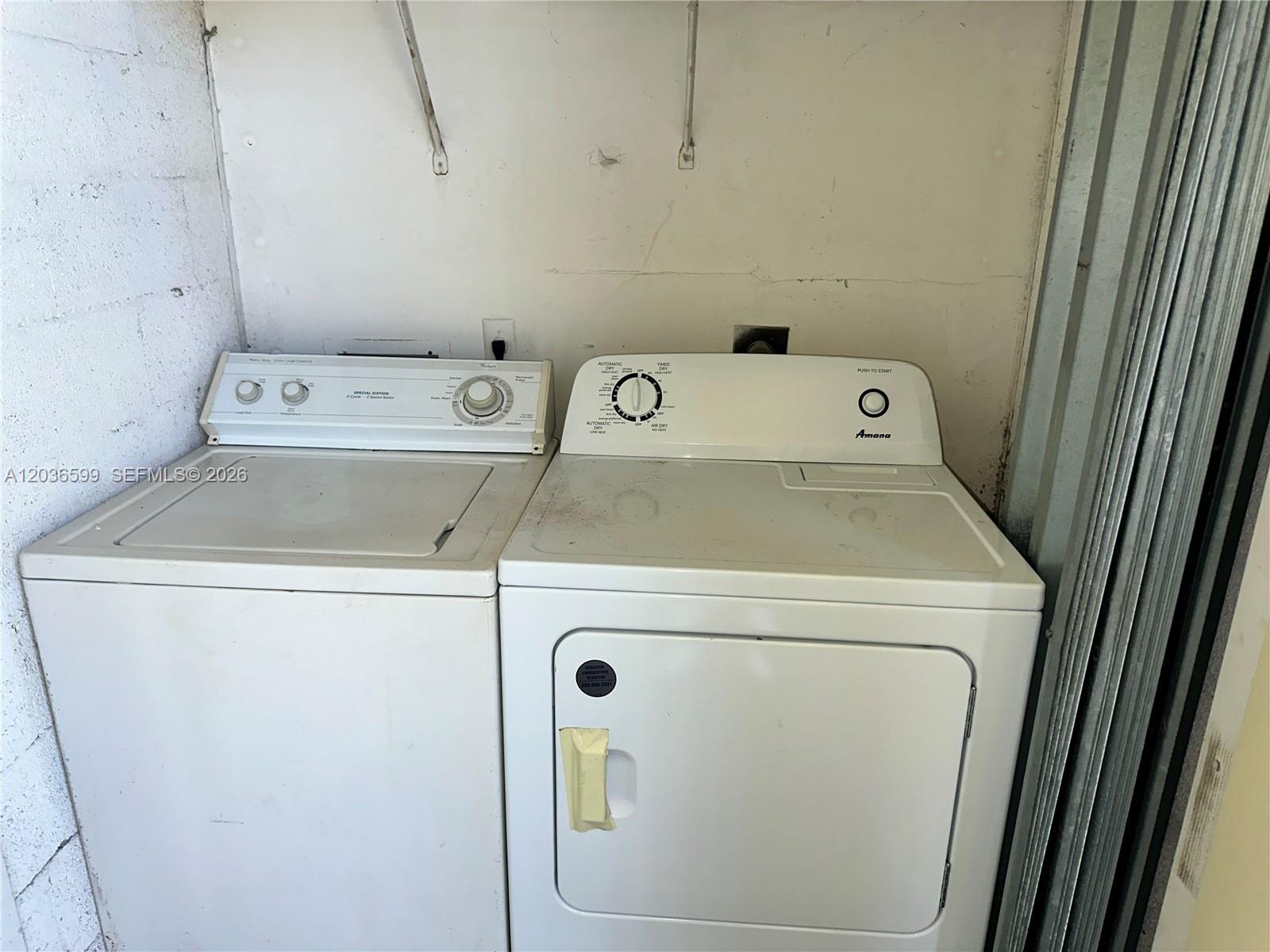 460 South Park Road, Unit 6203 Hollywood, FL 33021 - Photo 17 of 32 WASHER AND DRYER IN LAUNDRY CLOSET ON BALCONY