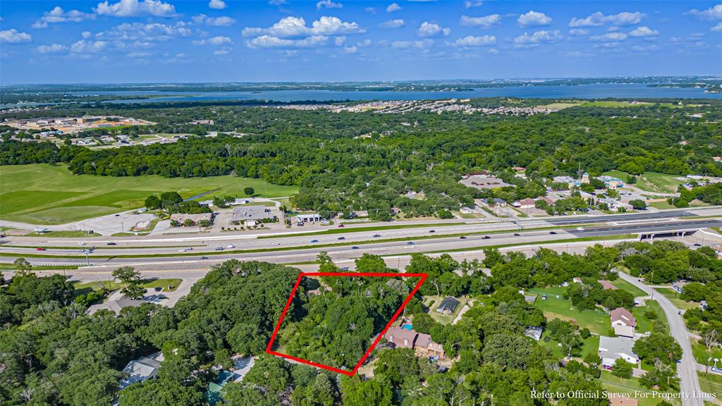 717 Mary Lou Azle, TX 76020 - Photo 26 of 28 a view of a lake with a city view
