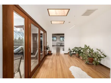 a outdoor space with furniture